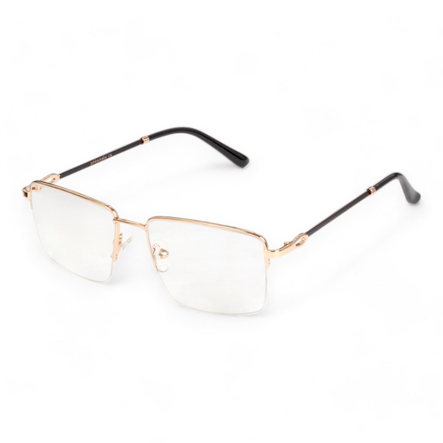 Spexwale Sqaure Half-Rim Eyeglasses for Men & Women (223324)