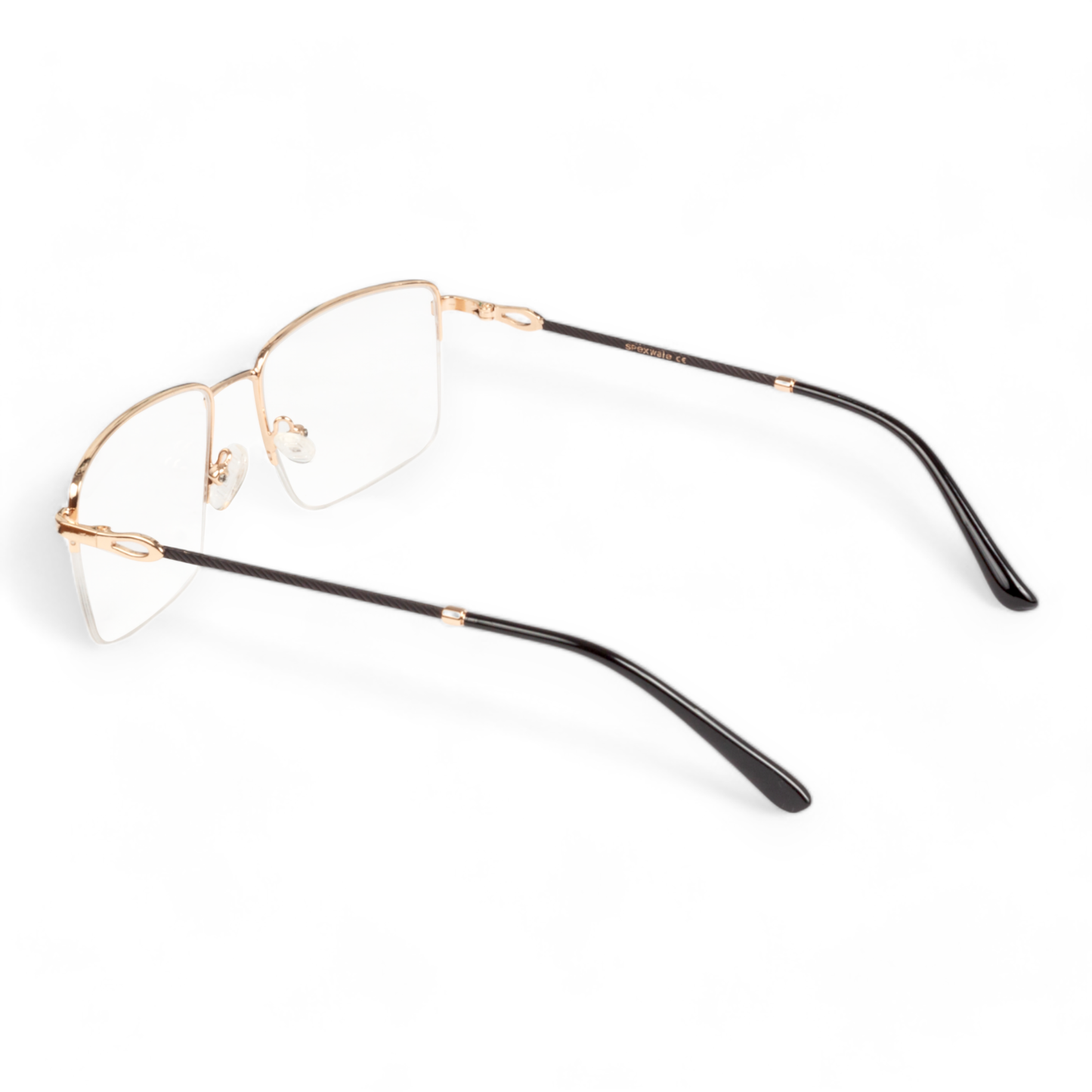 Spexwale Sqaure Half-Rim Eyeglasses for Men & Women (223324)