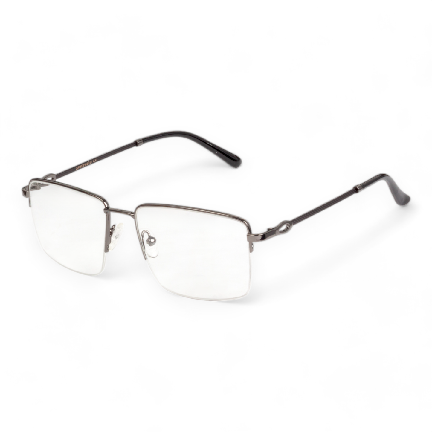 Spexwale Sqaure Half-Rim Eyeglasses for Men & Women (223324)