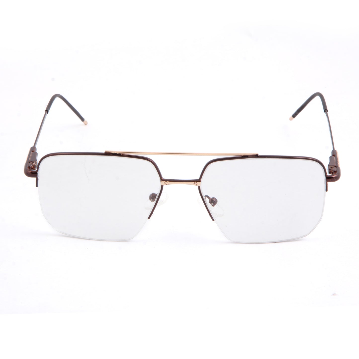 Spexwale Wayfarer Half-Rim Eyeglasses for Men & Women (224116)