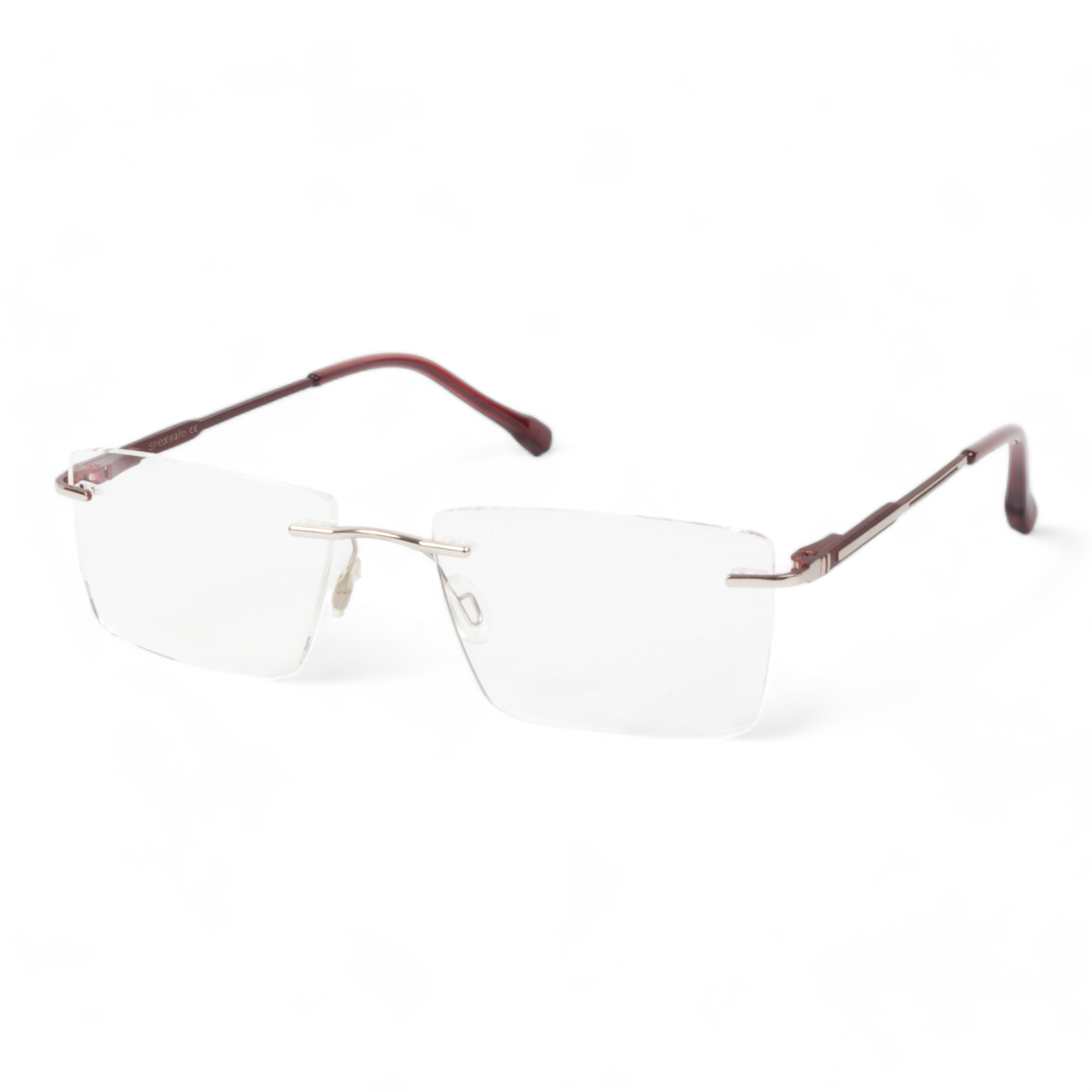 Buy Spexwale Rectangular Rimless Eyeglasses for Men Women 224124 Online in India Shop now for the best selection of Blue light glasses single vision bifocal Progressive eyeglasses Photochromic lenses ...