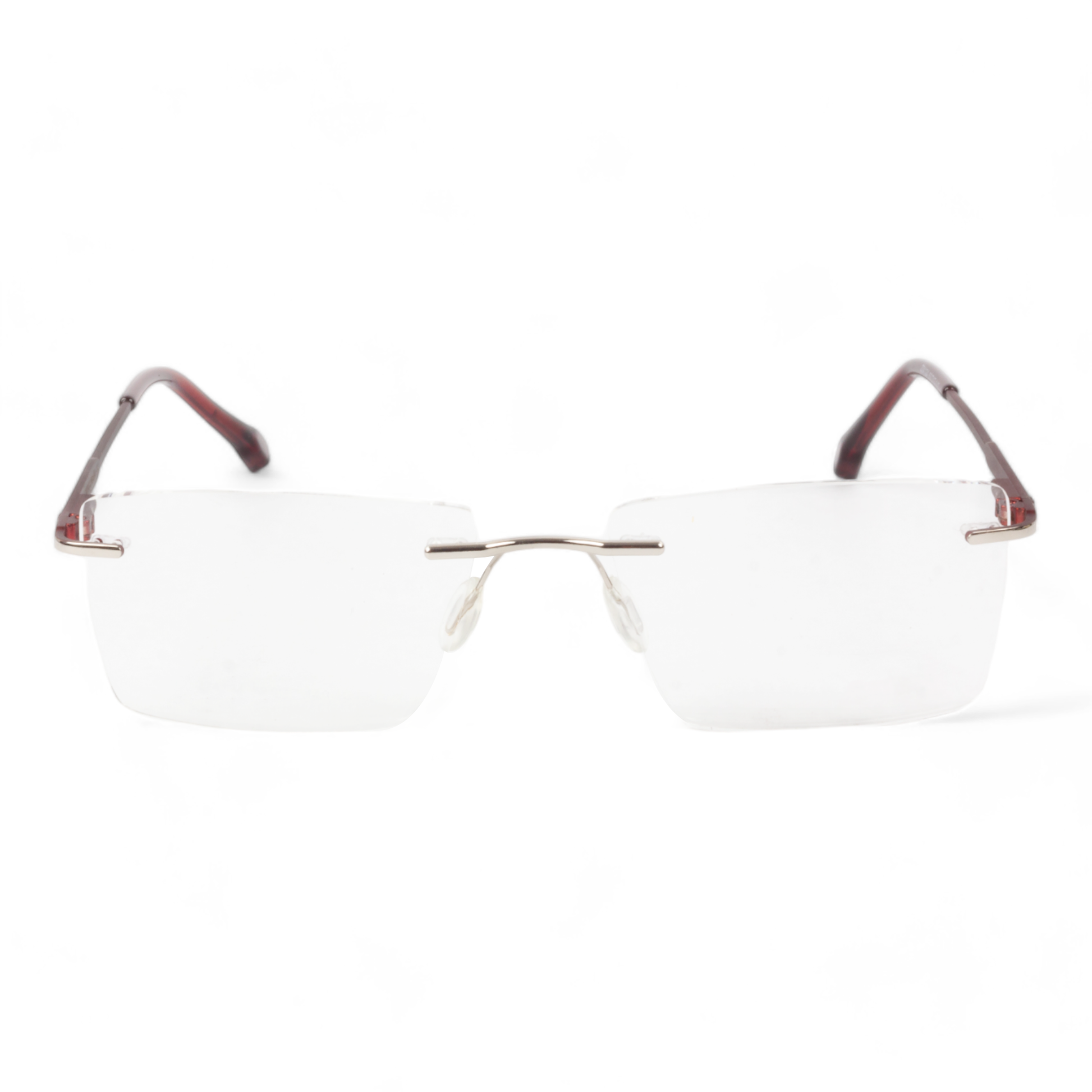 Spexwale Rectangular Rimless Eyeglasses for Men Women (224124)