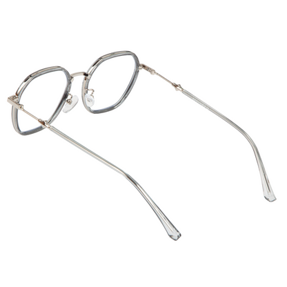 Spexwale Geometric Full-Rim Computer Glasses for Men & Women (3001)