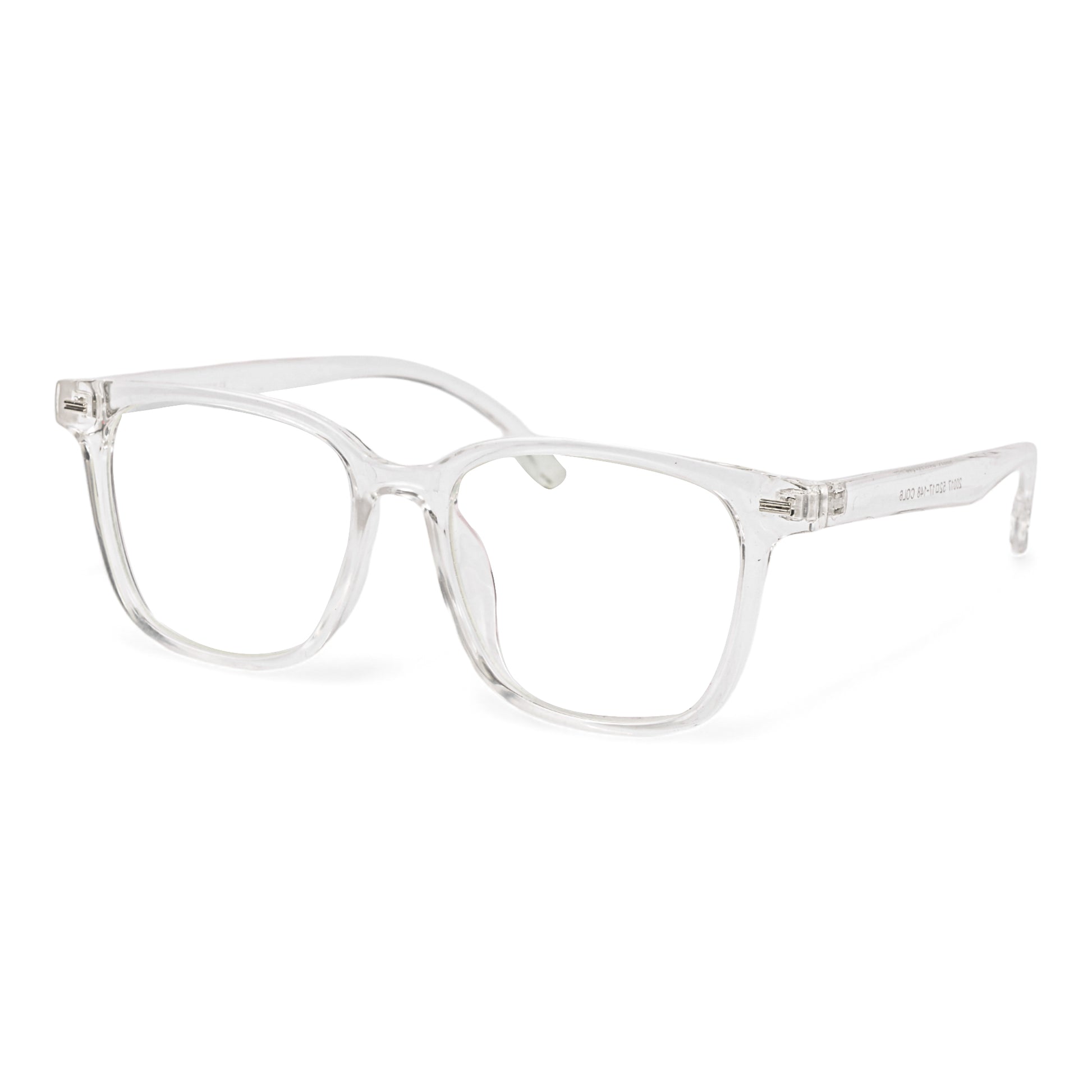 Spexwale Square Full Rim Transparent Eyeglasses for Men Women (20017)