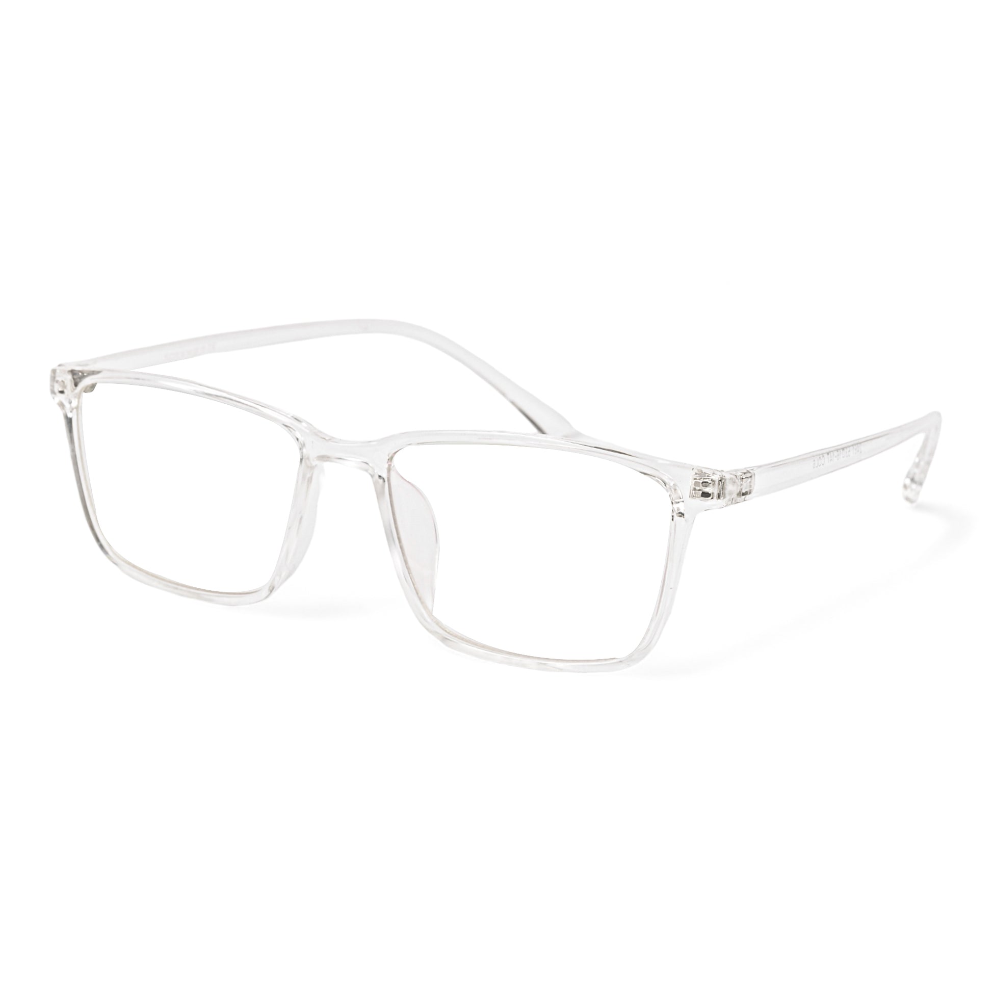 Spexwale Rectangular Full Rim Transparent Eyeglasses for Men Women (2461)